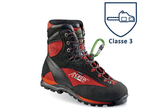 Chaussures Andrew d'élagage Tree Climbing Wood de protection classe 3